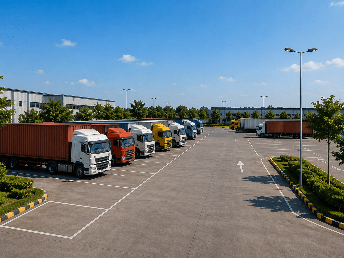 Large Truck Parking Area